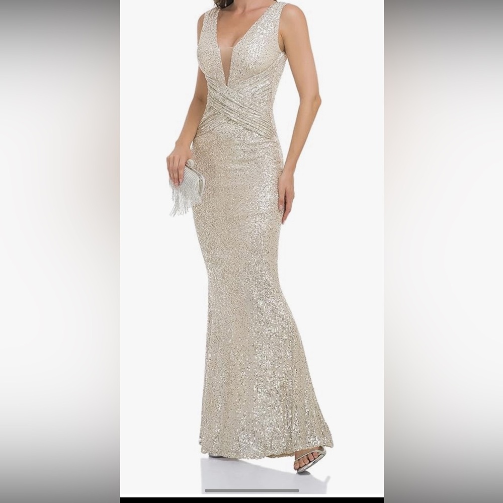 Elegant Sequin Gown